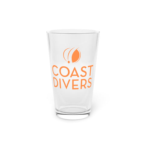 Pint Glass, 16oz - Coast Divers