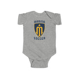 Rabbit Skins Infant Onesy 4424 - Marina Soccer