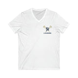 Bella+Canvas Unisex Jersey Short Sleeve V-Neck Tee 3005 - SJH Lacrosse Sticks (Pocket)