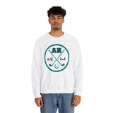 Gildan Unisex Heavy Blend™ Crewneck Sweatshirt 18000 - AN Golf Dad