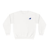 Jerzees Unisex NuBlend® Crewneck Sweatshirt 562MR - Bluebird (front)/Leaders (back)