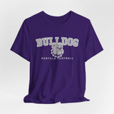 Bella+Canvas Unisex Jersey Short-Sleeve Tee 3001 - Bulldog Football