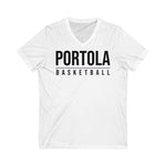 Bella+Canvas Unisex Jersey Short Sleeve V-Neck Tee 3005 - Portola Basketball (Shelf)