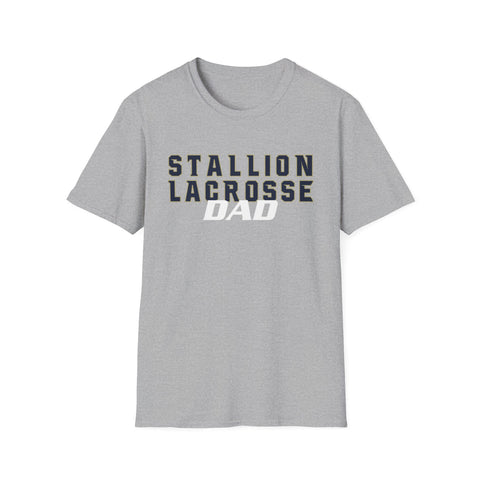 Gildan Unisex Softstyle T-Shirt 64000 - Stallion Lacrosse Dad