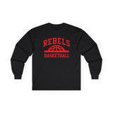 Gildan Ultra Cotton Long Sleeve Tee 2400 - Rebels Basketball (Optional)