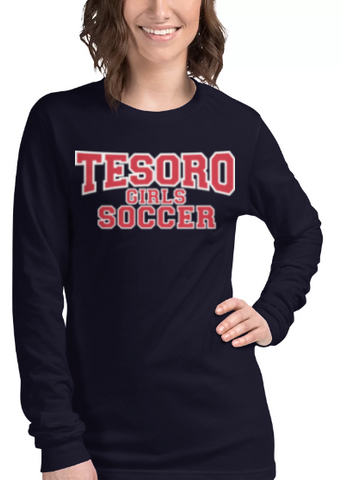 Bella+Canvas Long Sleeve Tee 3501 - Tesoro Girls Soccer/Game Day (Required)