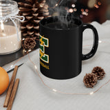 11oz Black Mug - E Basketball