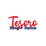 Die-Cut Transparent Stickers - Tesoro High School Song & Dance
