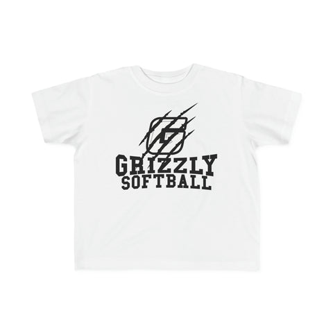 Rabbit Skins Toddler Jersey T-Shirt 3321 - Grizzly Softball