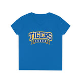 Gildan Ladies' V-Neck T-Shirt 5V00L - Tigers Cheer