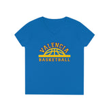 Gildan Ladies' V-Neck T-Shirt 5V00L - Valencia Basketball