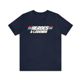 Bella+Canvas Unisex Jersey Short-Sleeve Tee 3001 - Heroes & Legends