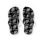 Flip Flops (Black) - G Flag Football