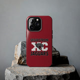 Tough iPhone Cases (Red) - Segerstrom XC Jaguars