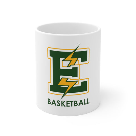 White Mug 11oz - E Basketball