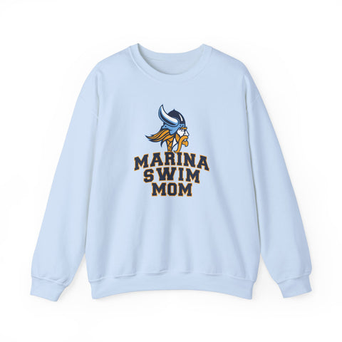 Gildan Unisex Heavy Blend™ Crewneck Sweatshirt 18000 - Marina Swim Mom