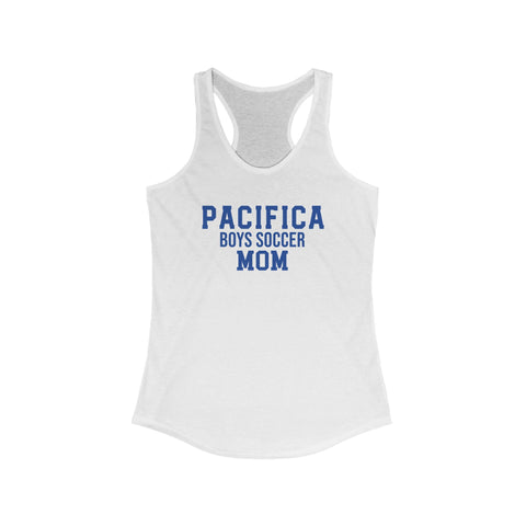 Next Level Women's Ideal Racerback Tank 1533 - Pacifica Boys Soccer Mom