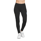 Women's Casual Leggings (Black) - VHS Flag Football