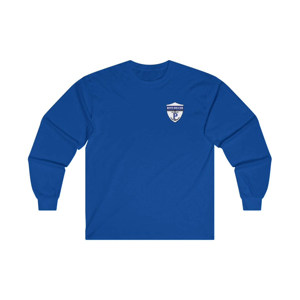 Gildan Ultra Cotton Long Sleeve T-Shirt - 100% Cotton, Royal Blue, Heavyweight Tee For Men Or Women