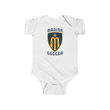 Rabbit Skins Infant Onesy 4424 - Marina Soccer