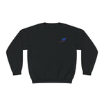 Jerzees Unisex NuBlend® Crewneck Sweatshirt 562MR - Bluebird (front)/Leaders (back)