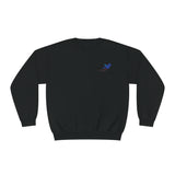 Jerzees Unisex NuBlend® Crewneck Sweatshirt 562MR - Bluebird (front)/Leaders (back)