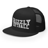 Yupoong 5 Panel Trucker Cap 6006 - Grizzly Softball