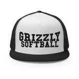 Yupoong 5 Panel Trucker Cap 6006 - Grizzly Softball