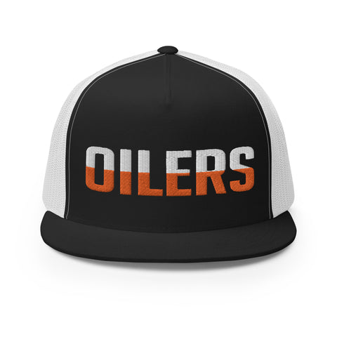 Yupoong 5 Panel Trucker Cap 6006 - Oilers