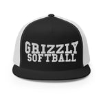 Yupoong 5 Panel Trucker Cap 6006 - Grizzly Softball