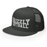 Yupoong 5 Panel Trucker Cap 6006 - Grizzly Softball