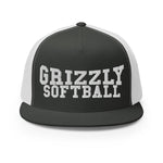 Yupoong 5 Panel Trucker Cap 6006 - Grizzly Softball