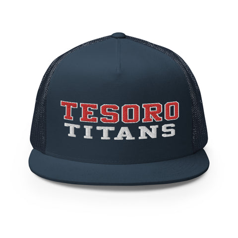 Yupoong 5 Panel Trucker Cap 6006 - Tesoro Titans