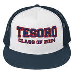 Yupoong 5 Panel Trucker Cap 6006 - Tesoro Class of 2024