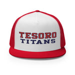 Yupoong 5 Panel Trucker Cap 6006 - Tesoro Titans