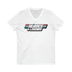 Bella+Canvas Unisex Jersey Short Sleeve V-Neck Tee 3005 - Heroes & Legends