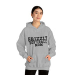 Gildan Unisex Heavy Blend™ Hooded Sweatshirt 18500 - Grizzly Softball Mom