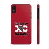 Tough iPhone Cases (Red) - Segerstrom XC Jaguars