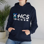 Gildan Unisex Heavy Blend™ Hooded Sweatshirt 18500 - HCS Soccer (Front)/Dolphin (Back)