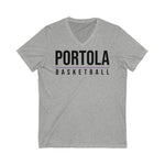 Bella+Canvas Unisex Jersey Short Sleeve V-Neck Tee 3005 - Portola Basketball (Shelf)