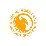 Die-Cut Transparent Stickers - Los Al Robotics