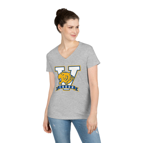 Gildan Ladies' V-Neck T-Shirt 5V00L - V Cheer