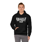 Gildan Unisex Heavy Blend™ Hooded Sweatshirt 18500 - Grizzly Softball Dad