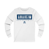 Bella+Canvas Unisex Jersey Long Sleeve Tee (3501) - Anaheim Basketball A