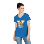 Gildan Ladies' V-Neck T-Shirt 5V00L - V Cheer