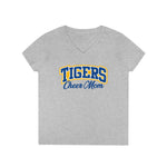 Gildan Ladies' V-Neck T-Shirt 5V00L - Tigers Cheer Mom