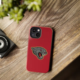 iPhone/Samsung Tough Cases (Red) - Jaguar