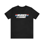 Bella+Canvas Unisex Jersey Short-Sleeve Tee 3001 - Heroes & Legends