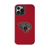 iPhone/Samsung Tough Cases (Red) - Jaguar