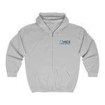 Gildan Unisex Heavy Blend Full Zip 18600 - HCS Football (Front)/Dolphin (Back)